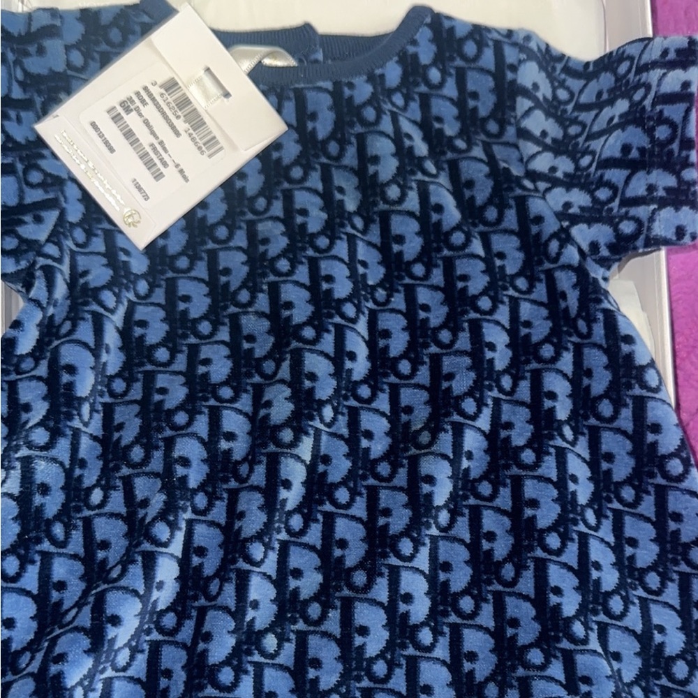 Dior 6M 38i Bleu dress